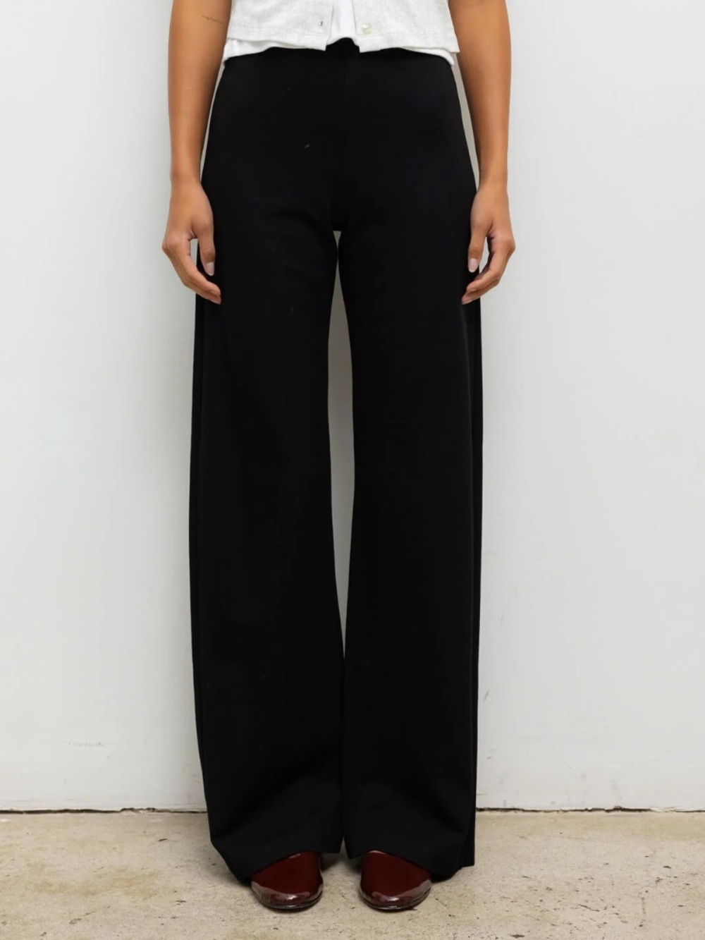 Worn once Leset Rio Wide-Leg Ponte Pants